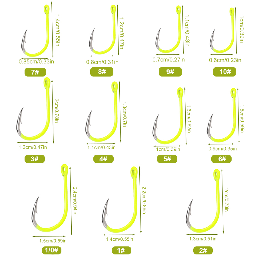 NGB 50 adet 1/0 # -10 # Flores - Fishing Hook Circle incelemesi ve fiyatı