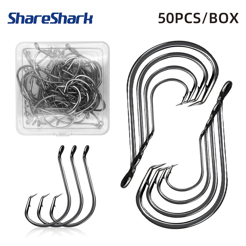 ShareShark 50 adet/kutu 7384 Y - Fishing Hook Circle incelemesi ve fiyatı