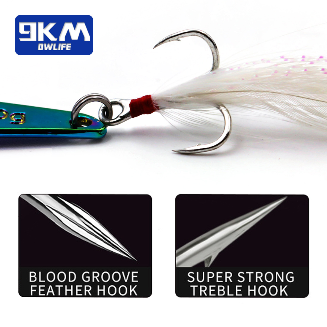 9KM 1 Adet Metal Bıçaklı Balık - Fishing Hook Treble incelemesi ve fiyatı